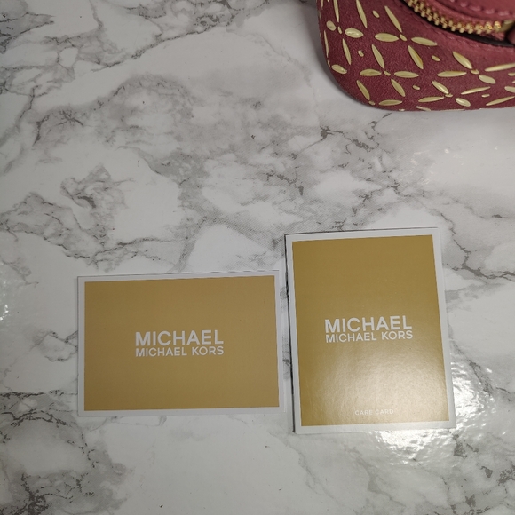 NWT Michael Kors Rhea Backpack In Rose - Picture 13 of 15